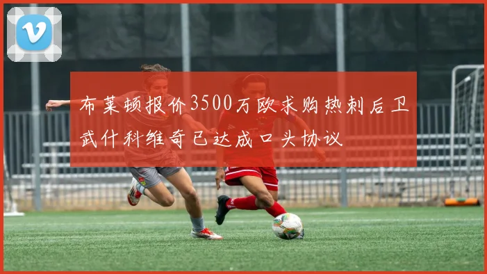 布莱顿报价3500万欧求购热刺后卫武什科维奇已达成口头协议